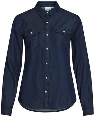 Vila Bluse Vibista - Blau