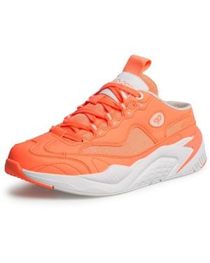 SOCCX Slip On Sneaker Im Tonigen Materialmix - Orange