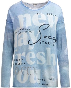 SOCCX Pullover - Blau
