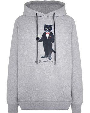Cat e Lolette Sweatshirt Dandy Cat - Grau