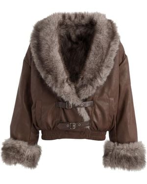 faina Jacke Glamour - Braun
