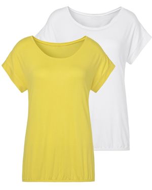 vivance active T-Shirt - Gelb
