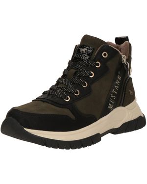 Mustang Schnürstiefelette - Schwarz