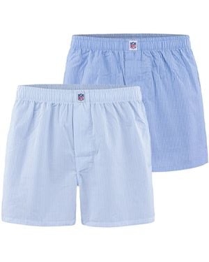 Nfl American Boxer Shield Stripe - Blau