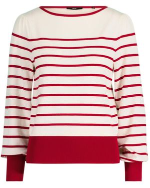 Zero Pullover Mit Streifen - Rot