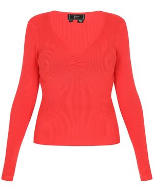 faina Pullover Comfortable - Rot
