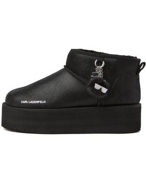 KARL LAGERFELD Boots Ikon - Schwarz