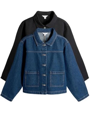 The Set Jacke - Blau