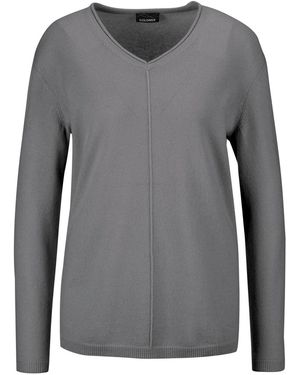 Goldner Pullover - Grau