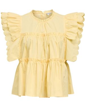 Object Bluse Objhope - Gelb