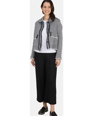 White Label Blazer Mit Umlegekragen - Weiß