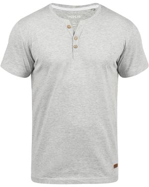 Solid T-Shirt Volker - Grau