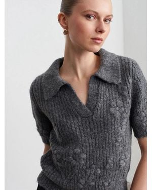 Dilvin Pullover Pullover - Grau