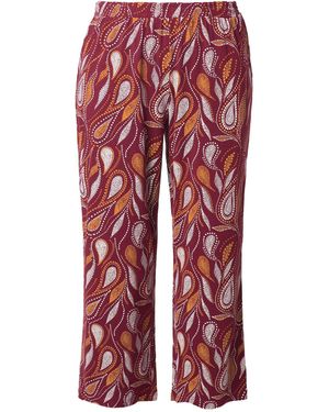 Ulla Popken Pyjamahose - Rot