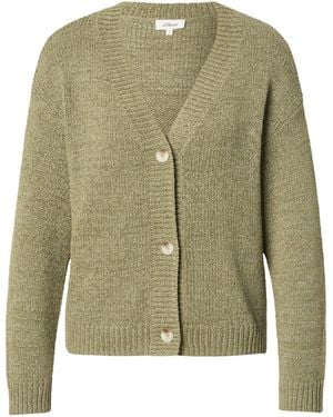 S.oliver Strickjacke - Grün