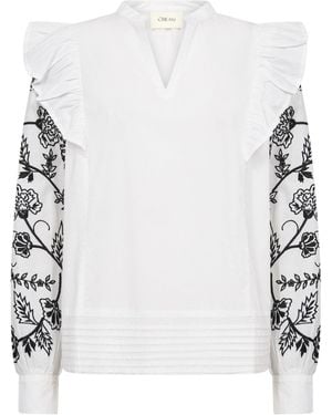 Cream Bluse 'Alice' - Weiß