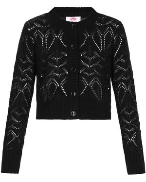 myMo Strickjacke Young Fashion - Schwarz