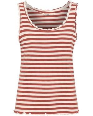 Cream Top 'Ribba' - Rot