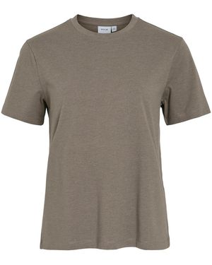 Vila T-Shirt Vinora - Grau