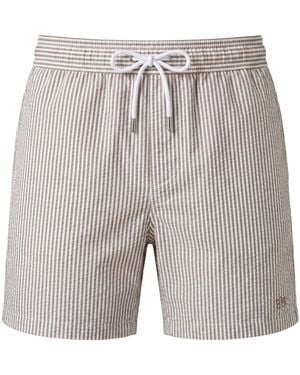 Vercate Badeshorts Seersucker - Grau