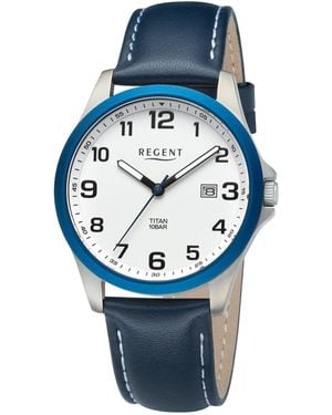 Regent Analoguhr - Blau