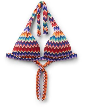 Calzedonia Bikinitop Vibrant Chevron - Rot