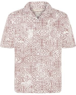Solid Kurzarmhemd Sdurkon - Pink