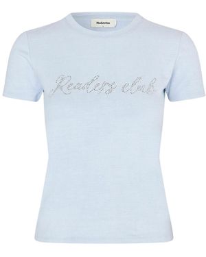 Modström T-Shirt Plaimamd - Blau