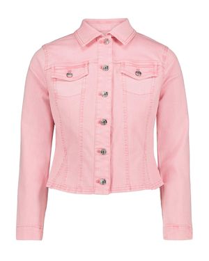Zero Blazer-Jacke Im Jeans-Look - Pink