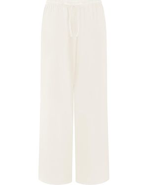 Hunkemöller Pyjamahose - Weiß