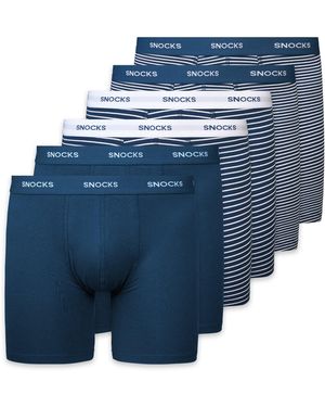 Snocks Boxershorts - Blau