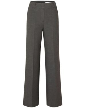 SELECTED Bügelfaltenhose - Grau