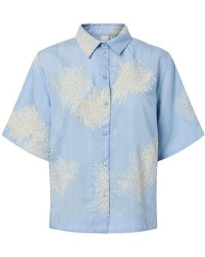 Y.A.S Bluse - Blau