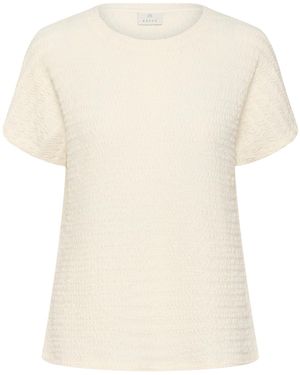 Kaffe T-Shirt Kafelicity - Weiß