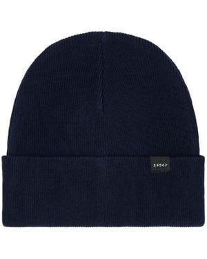 Edwin Mütze Watch Cap Beanie - Blau