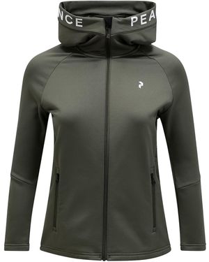 Peak Performance Funktionsfleecejacke 'Rider' - Grün