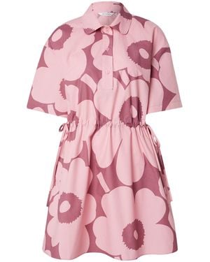 Marimekko Kleid Katkelma Unikko - Pink