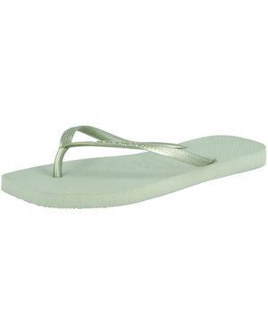 Havaianas Zehentrenner Slim Square - Grün