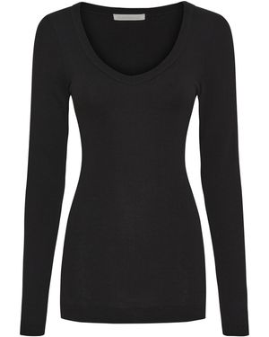 Seamless Basic Shirt - Schwarz
