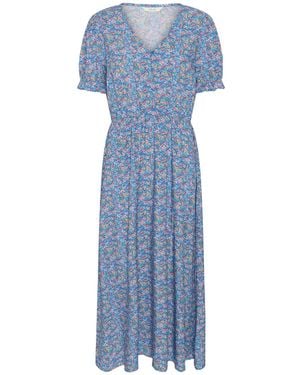 Cream Kleid Tiah Linaa - Blau