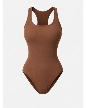 LEAFLETIC Body Bodysuit - Braun
