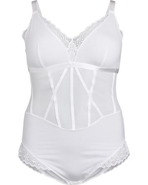Devoted By Zizzi Body Lsara - Weiß