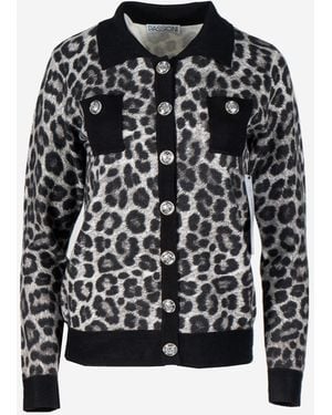 Passioni Strickjacke - Schwarz