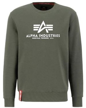 Alpha Industries Sweatshirt Basic Logo - Grün
