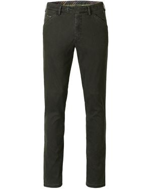 Meyer Baumwollchino Chicago, Mit Sicherheitstasche & Hemdenstopper, Fußweite: 38 Cm - Grau