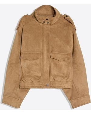 Bershka Jacke - Natur