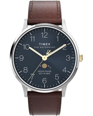 Timex Analoguhr Waterbury Classic Moon Phase - Grau