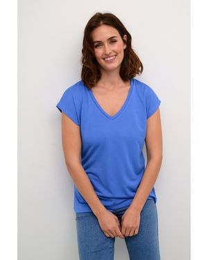 Kaffe T-Shirt Kalise - Blau