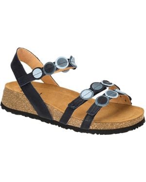 Think! Sandale Think Koak Sandale Leder Punkte 322 - Blau