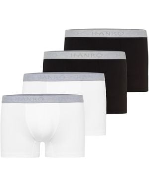 Hanro Boxershorts Cotton Essentials - Schwarz
